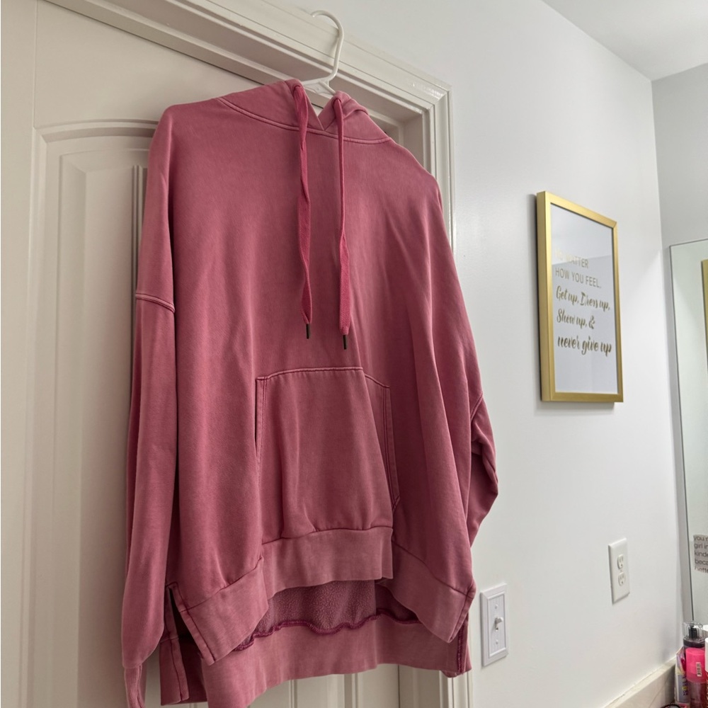 American Eagle Outfitters Pink Hoodie Sweater
